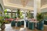 The Garden Room at Mira Mar offers an elegant gathering space overlooking the terrace, complete with a catering kitchen designed to host intimate even