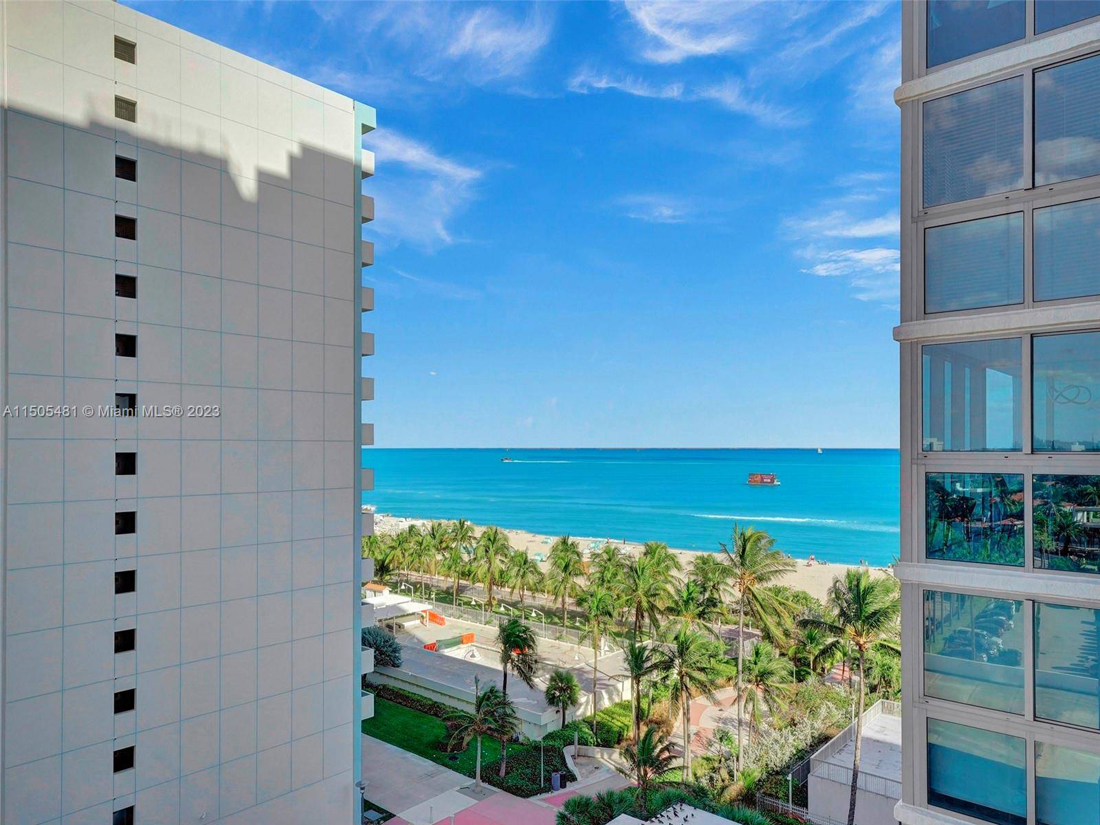 Indulge in Miami Beach living in this oceanfront building with ocean and sunset views from the spacious layout spanning almost 1, 200 sqft.