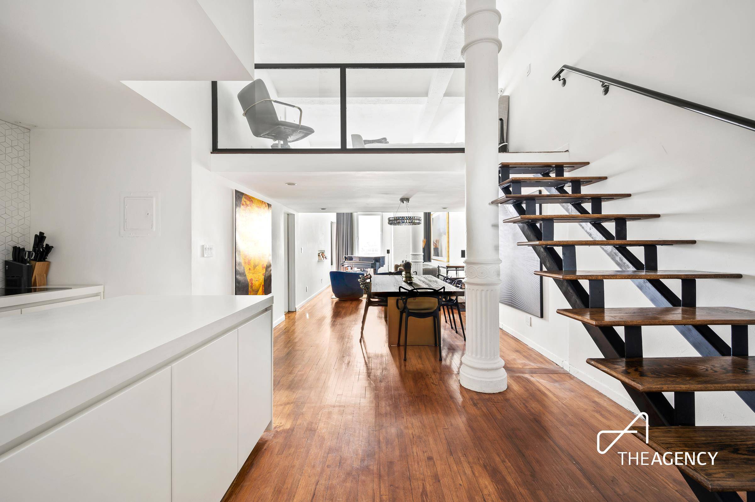This bright and expansive renovated Greenwich Village loft is now available featuring 13.