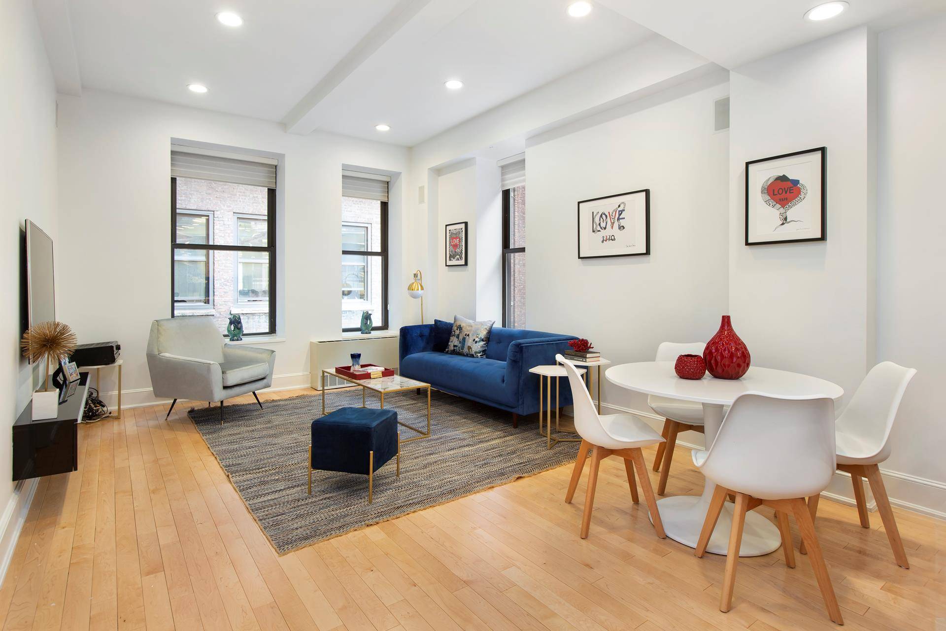 Stunning Gramercy Flatiron Pre War Condo with 1 Bed Home Office and 2 Baths.