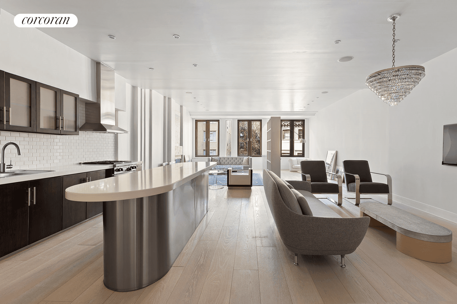 This impossibly chic limestone mansion apartment offers a seamless blend of old world elegance and modern luxury.