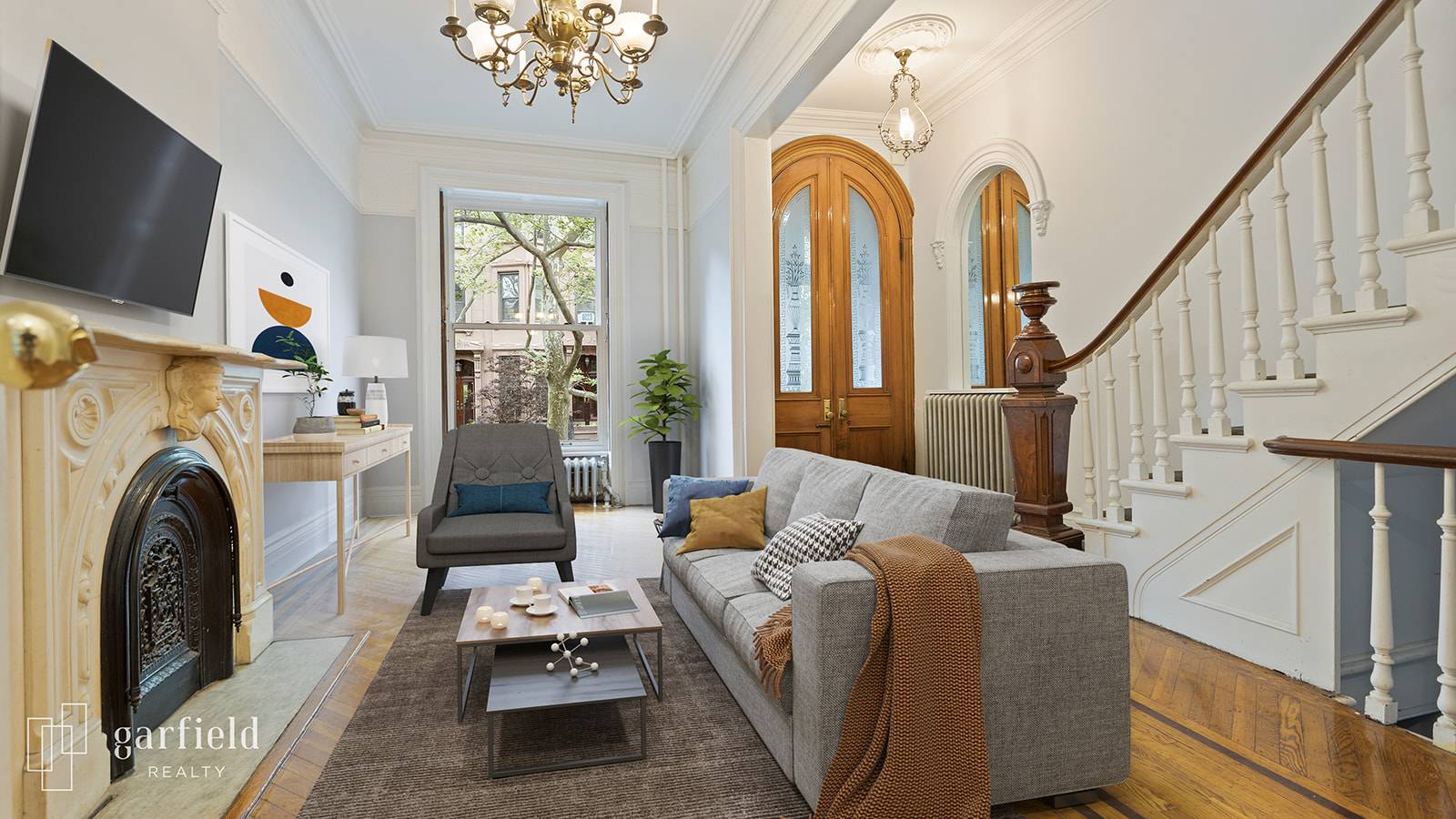 Offering quintessential brownstone charm, this exquisite turn key triplex was renovated by the owners in 2008.