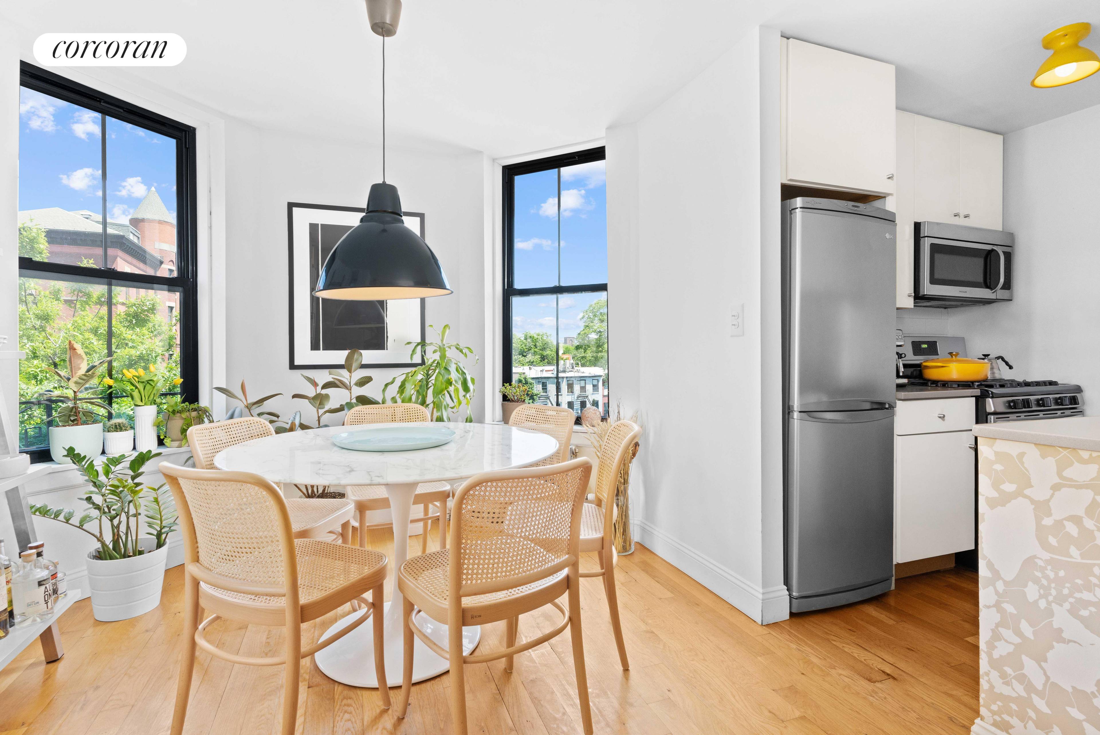 Located in historic Cobble Hill Towers, 140 Warren Street, Apartment 6D is a beautifully renovated and sunny corner two bedroom condominium with a gracious living room, separate dining area and ...