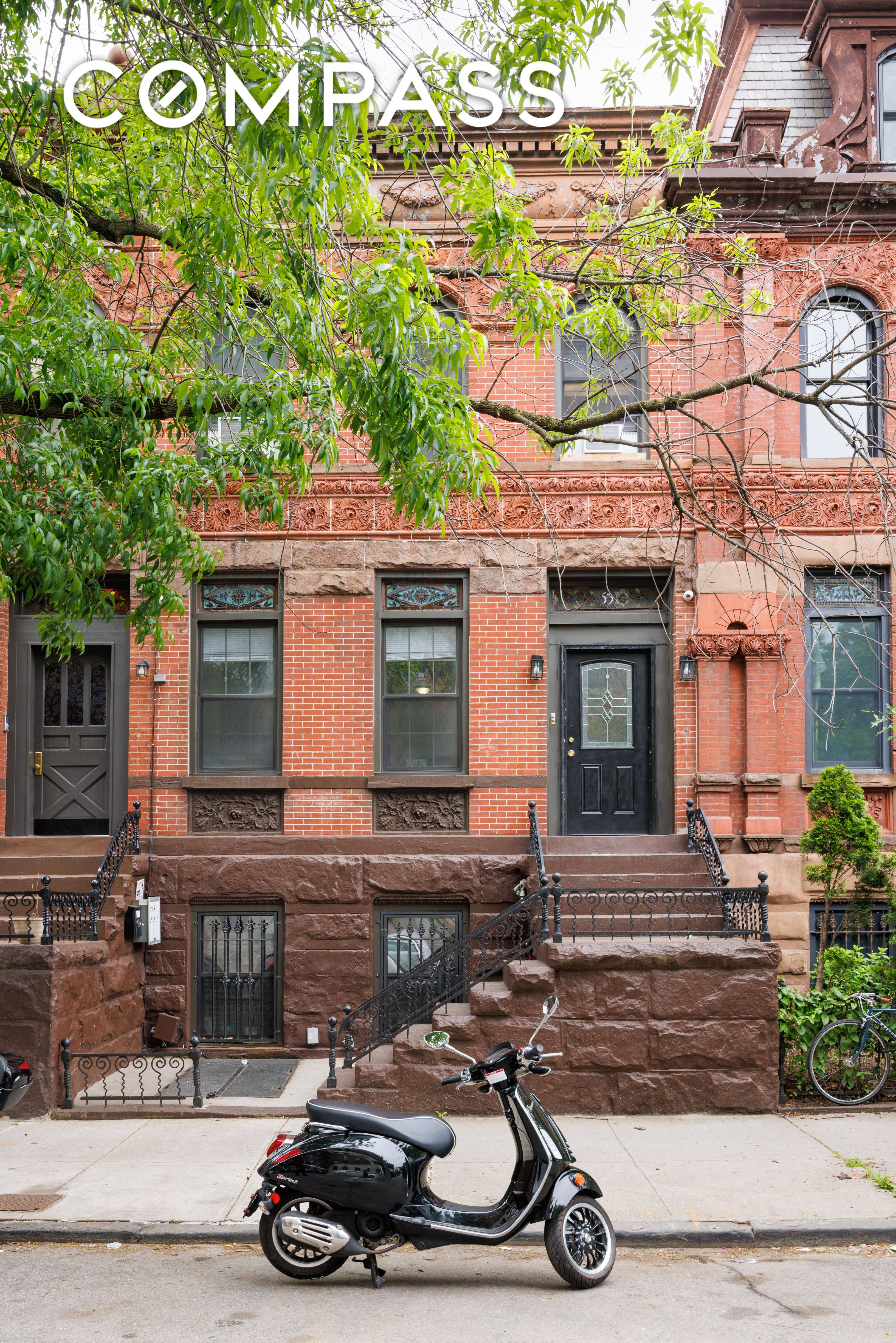 Welcome to 53 Linden St. This unique and architecturally stunning brick and brownstone three family is located on one of Bushwick's most premier blocks.
