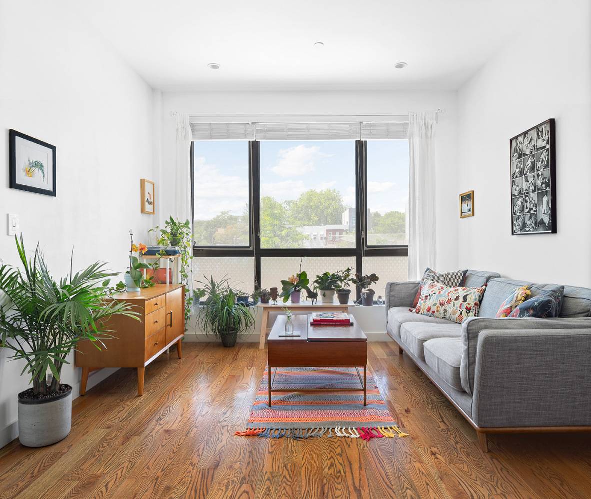 Welcome home to this spacious and bright two bedroom two bathroom condominium in an elevator building in Brooklyn's most vibrant neighborhood, Bushwick.