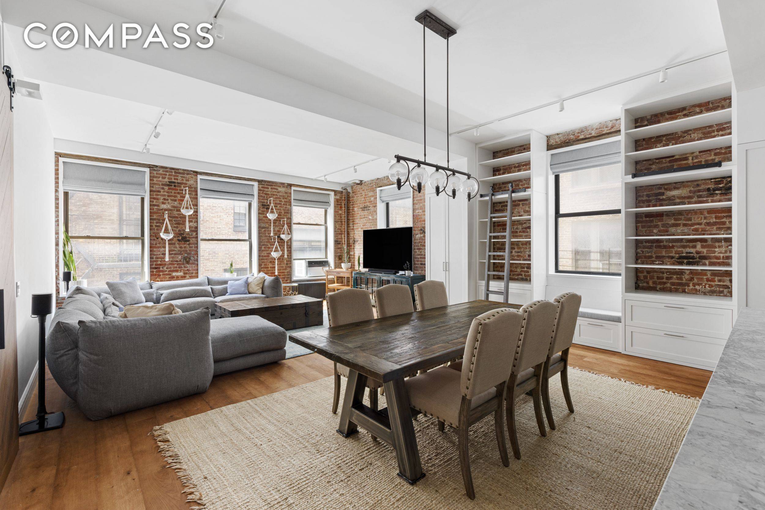 This fully furnished Greenwich Village loft boasts pre war charm with 10 8 ceilings, exposed brick walls, hardwood floors, and oversized South, East, and West facing windows, providing ample natural ...