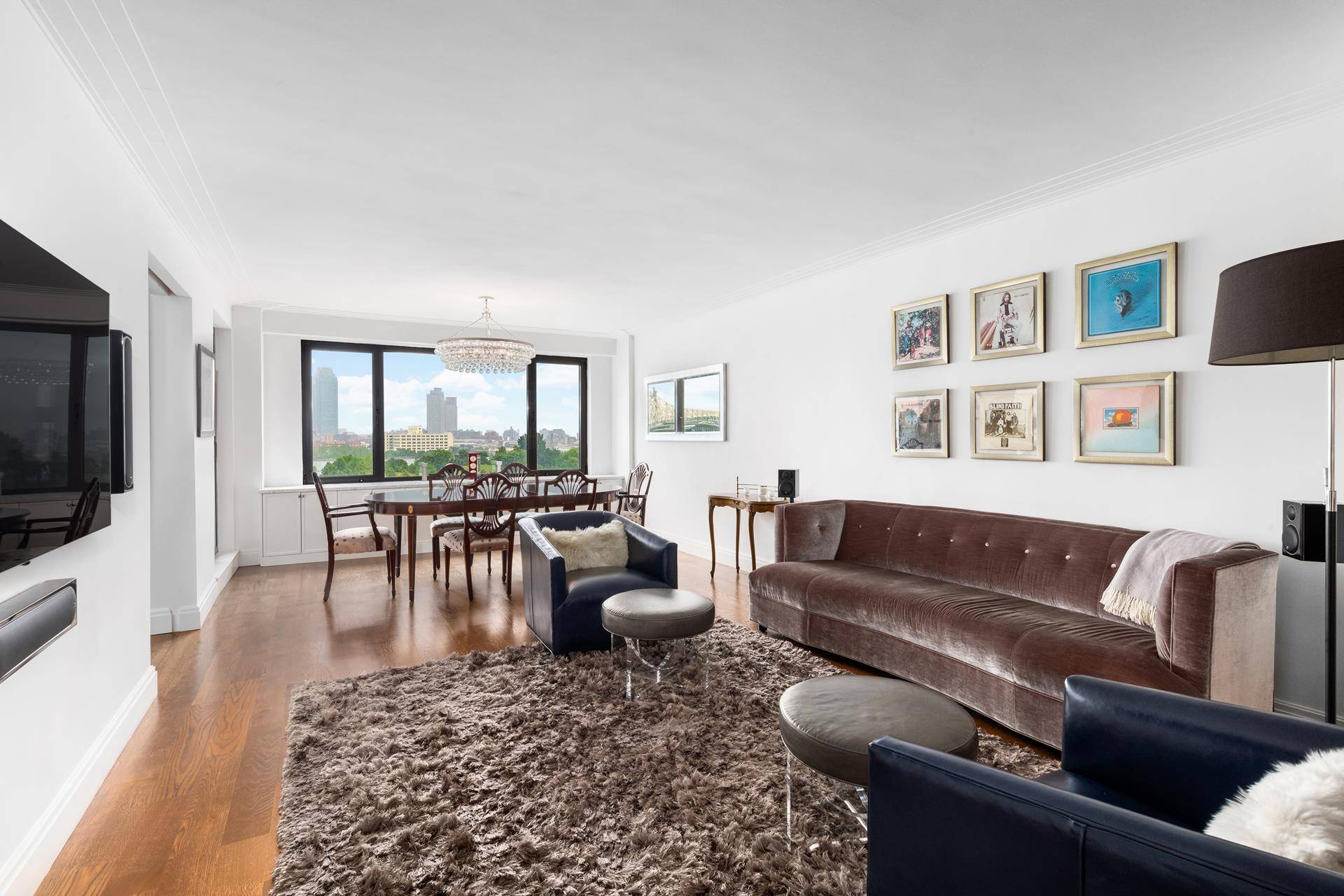 This glorious 2 bedroom, 2 bathroom Sutton Place home with stunning East River Views has been completely gut renovated with 1st Class finishes.