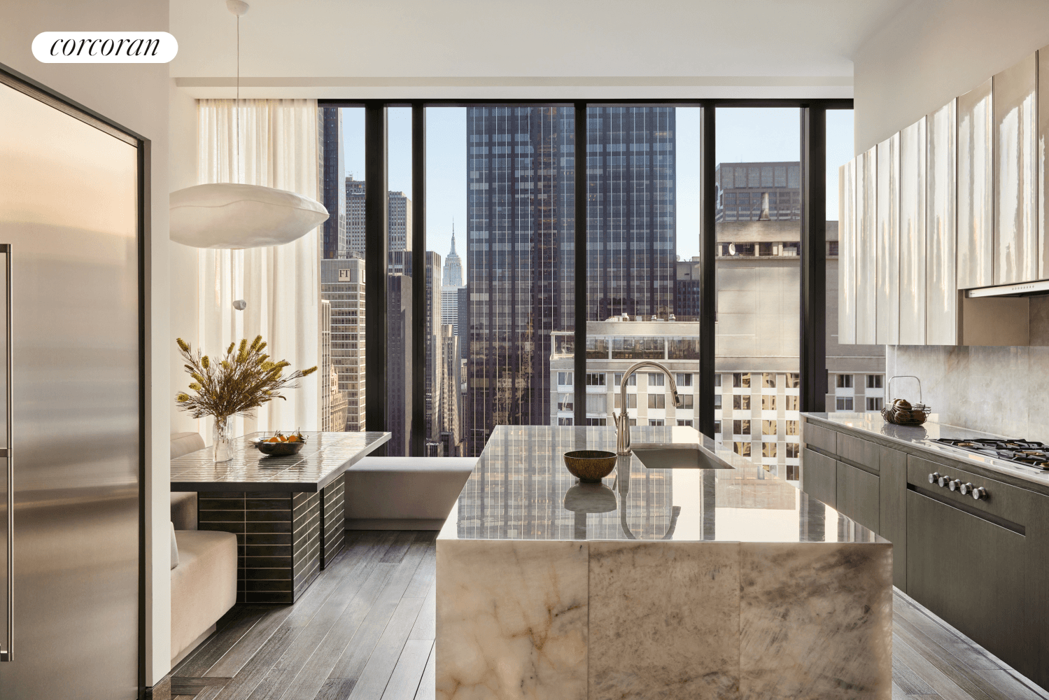 IMMEDIATE OCCUPANCYEnjoy beautiful views, light and high design in this prime full floor residence at 111 West 57th Street.