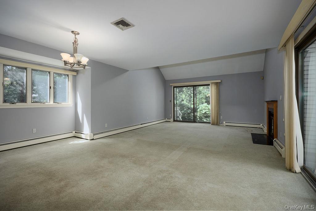 View of Dining area and the Living Room