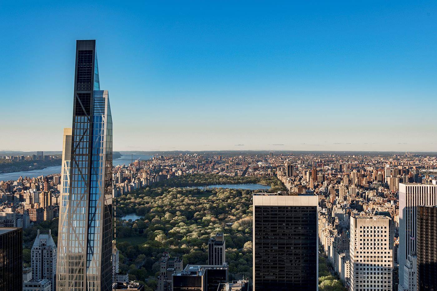 Balancing grand scale living with the intimate feeling of home, Residence 34B at 53 West 53 comprises 2, 045 square feet, offering two bedrooms, two and a half bathrooms, and ...