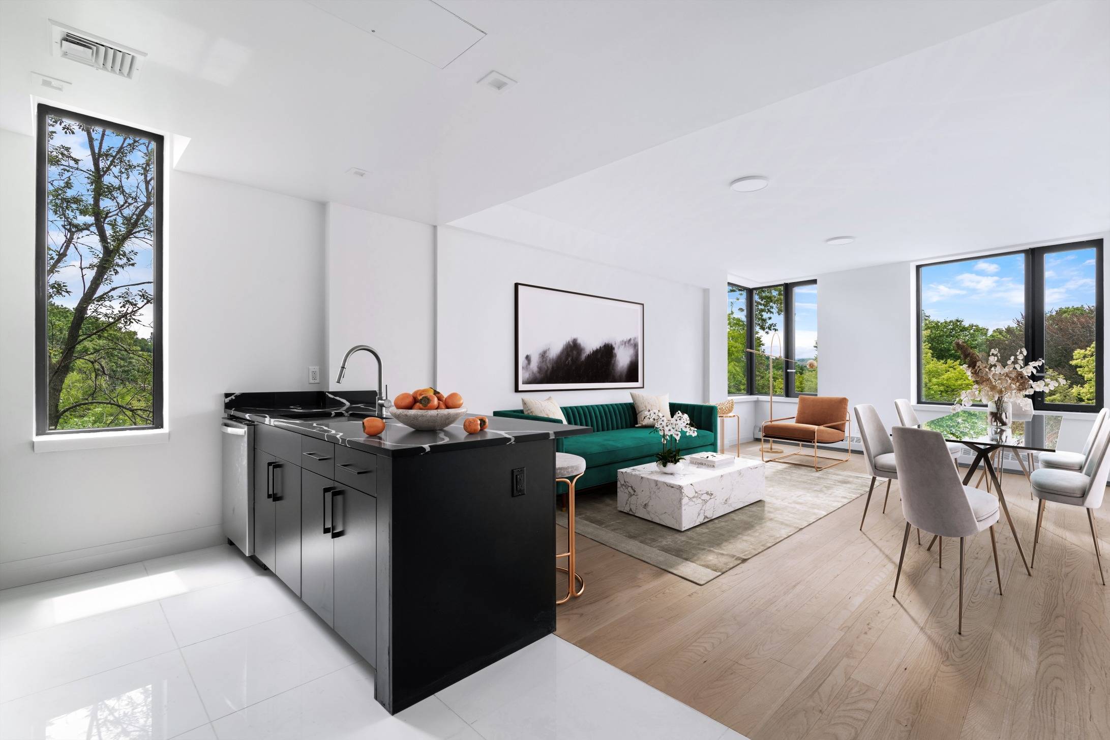 Thirty1 Twenty8 Henry Hudson Parkway designed by C3D Architecture is a limited collection of modern residences conveniently located in the Riverdale section of the Bronx.