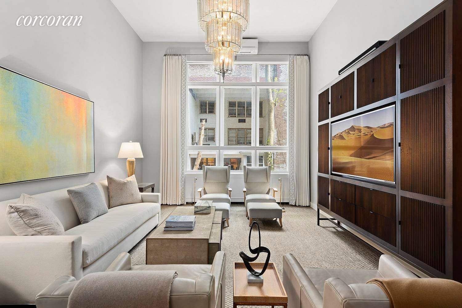 Exquisitely designed with classic but yet modern elegance no detail has been overlooked within this stunning West Village luxury furnished rental.