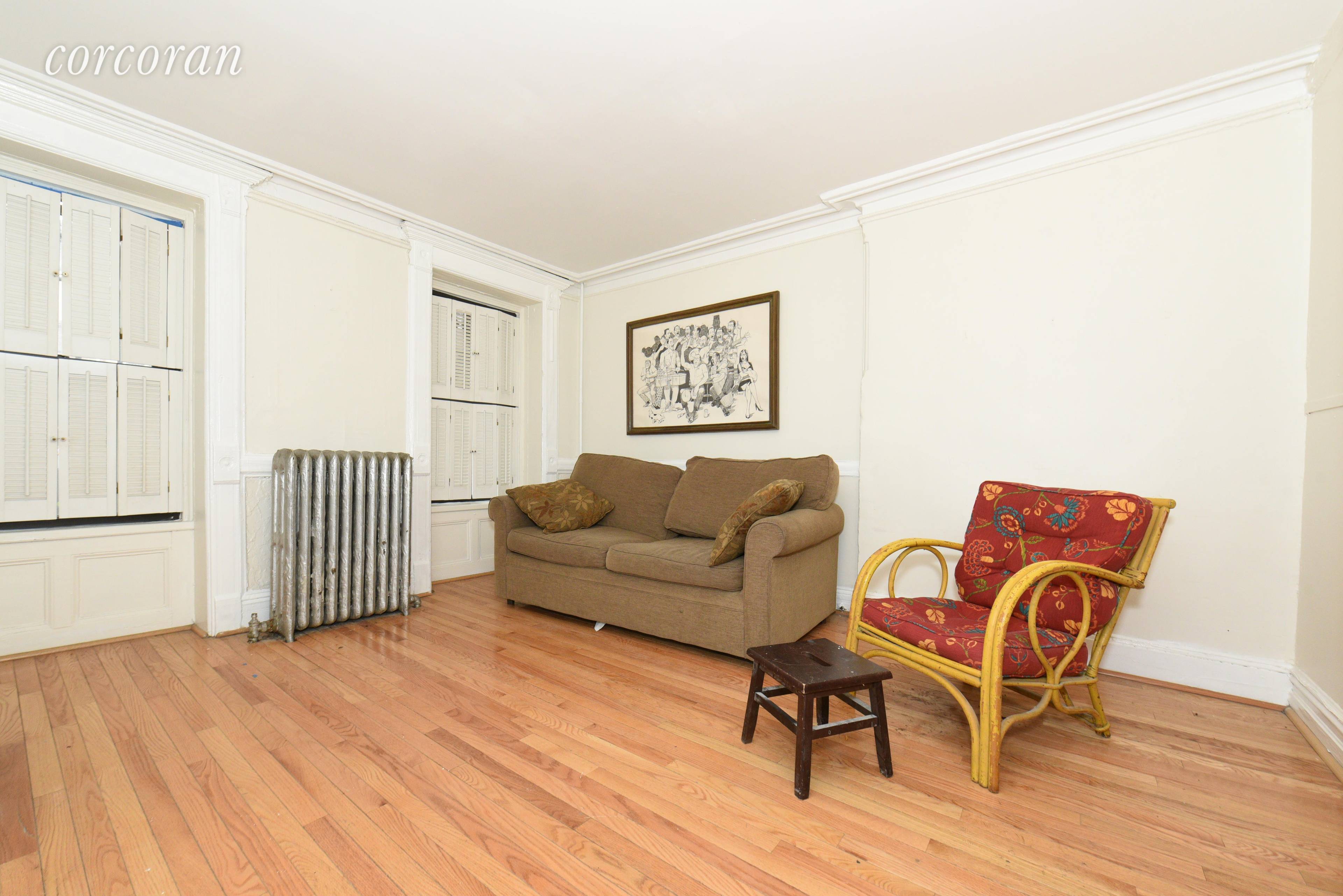This 1 bed 1bath floor through apartment with a backyard and dedicated laundry roomFully Furnished Garden level apartment2 blocks from the J Z trains at Gates Ave