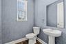 1/2 bathroom downstairs