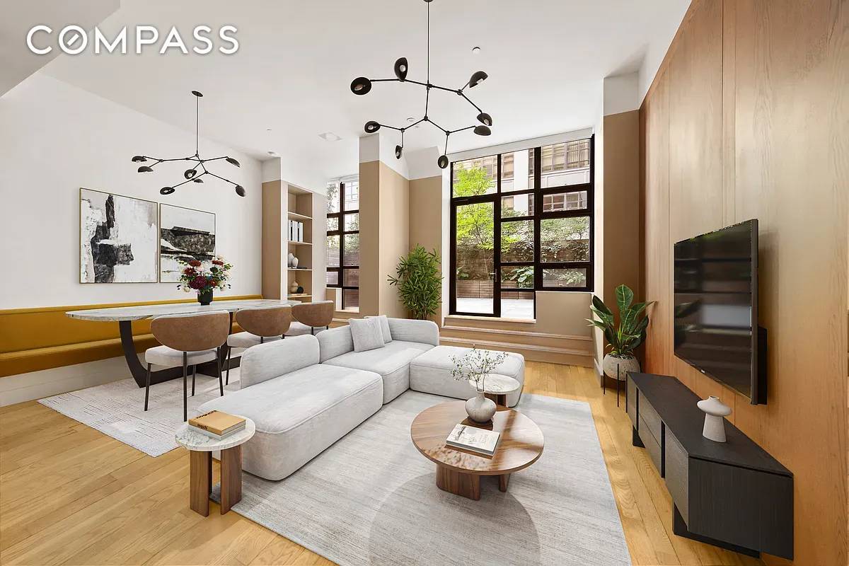 A Fully Reimagined Designer Home with approximately 642 sqft Private Terrace and Outdoor Jacuzzi Overlooking the Brooklyn Bridge.