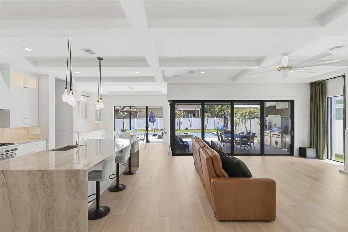 Entry into the open concept living area