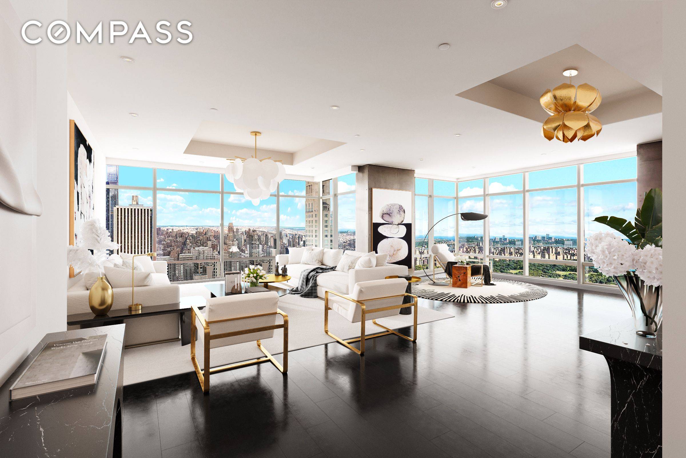 Residence 46AB at One Beacon Court is an exquisitely crafted 5, 782 sf combination of grand space and dramatic vistas.