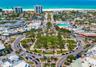 Aerial of St Armands which is just minutes from 1157 Westway Drive