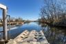 Dock with a water view