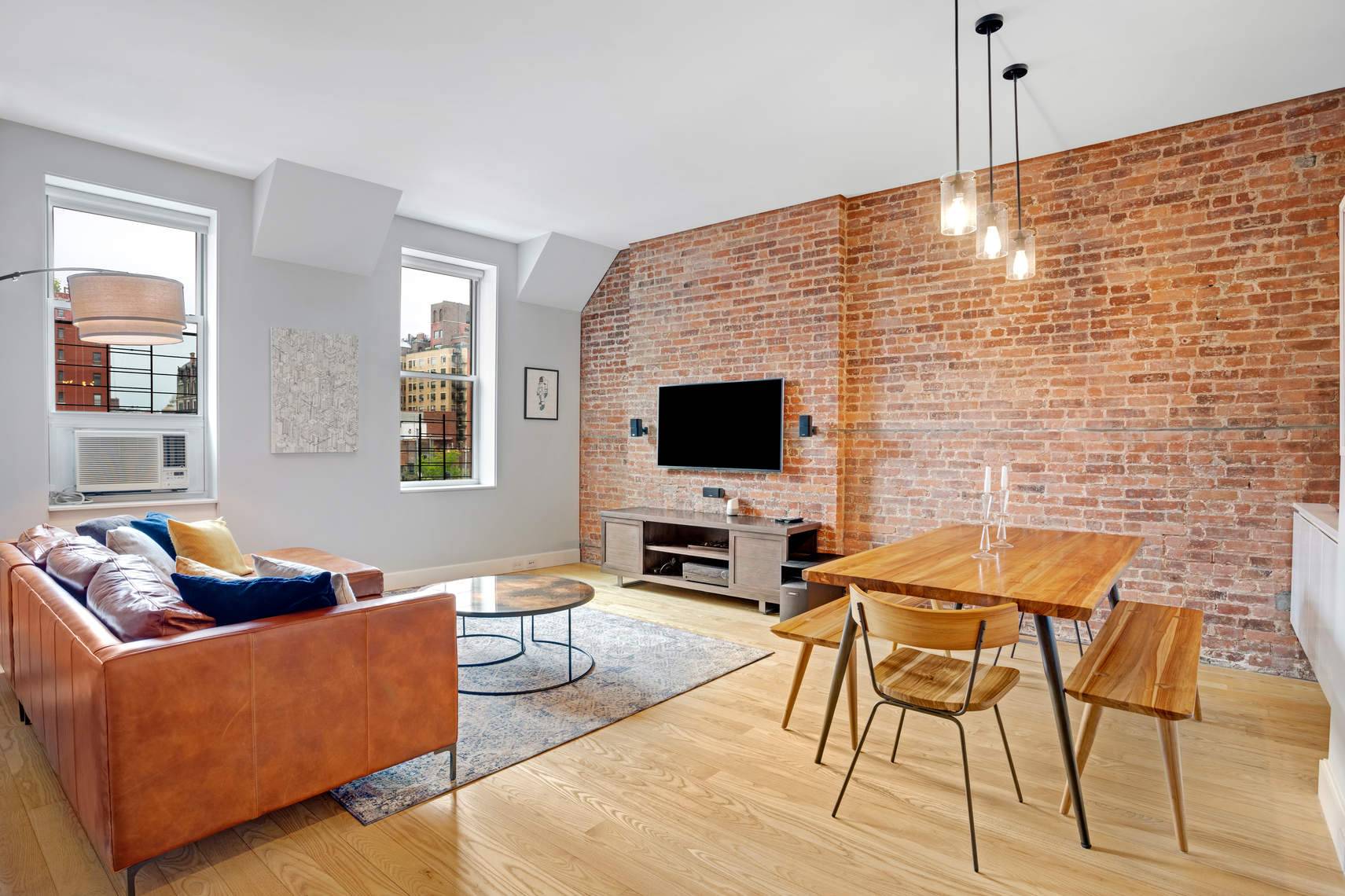 This architect renovated 2BR 2BA apartment W D in The Albert, a pre war 24 hour doorman coop on one of the best corners in Greenwich Village, is move in ...