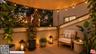 A cozy outdoor retreat perfect