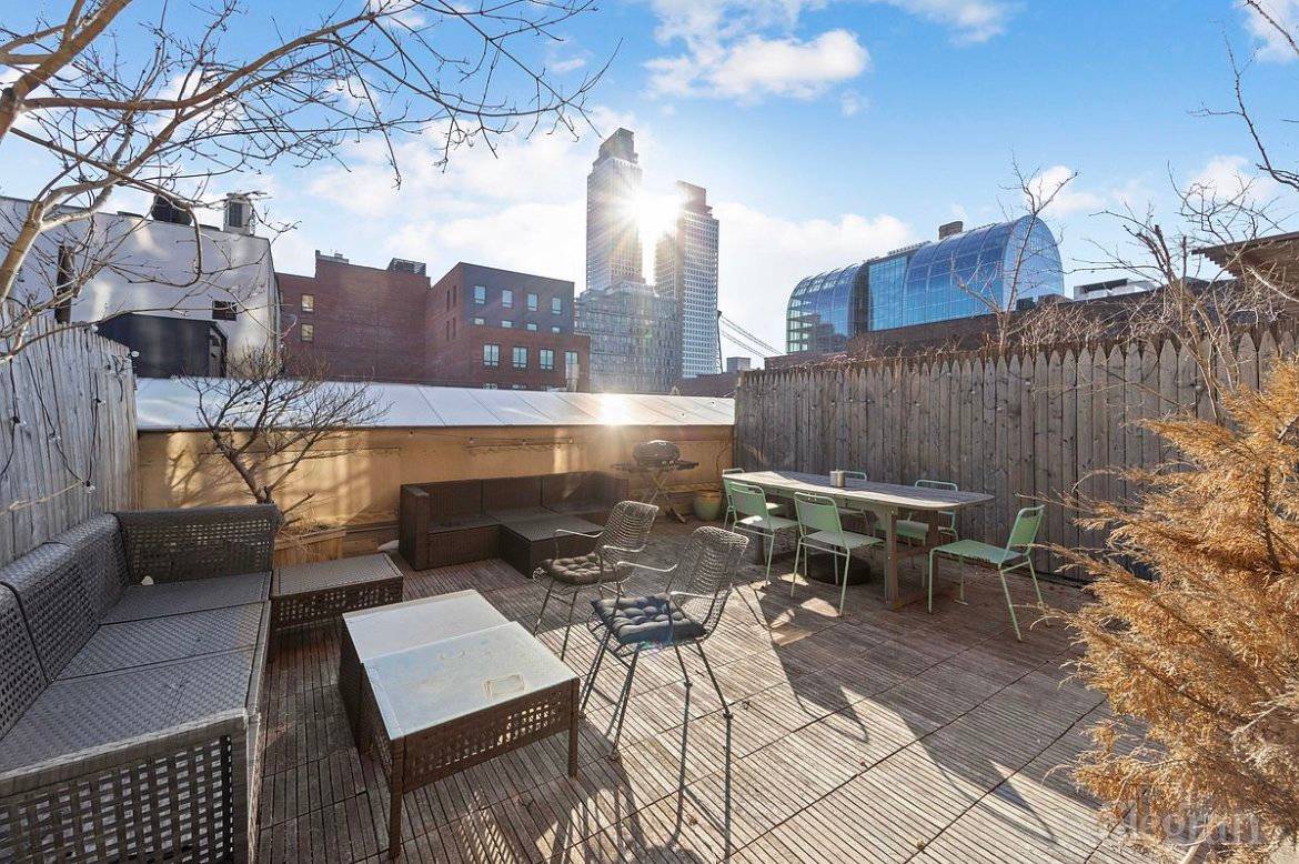 Authentic Loft Living in the Heart of Williamsburg that even has private outdoor space.