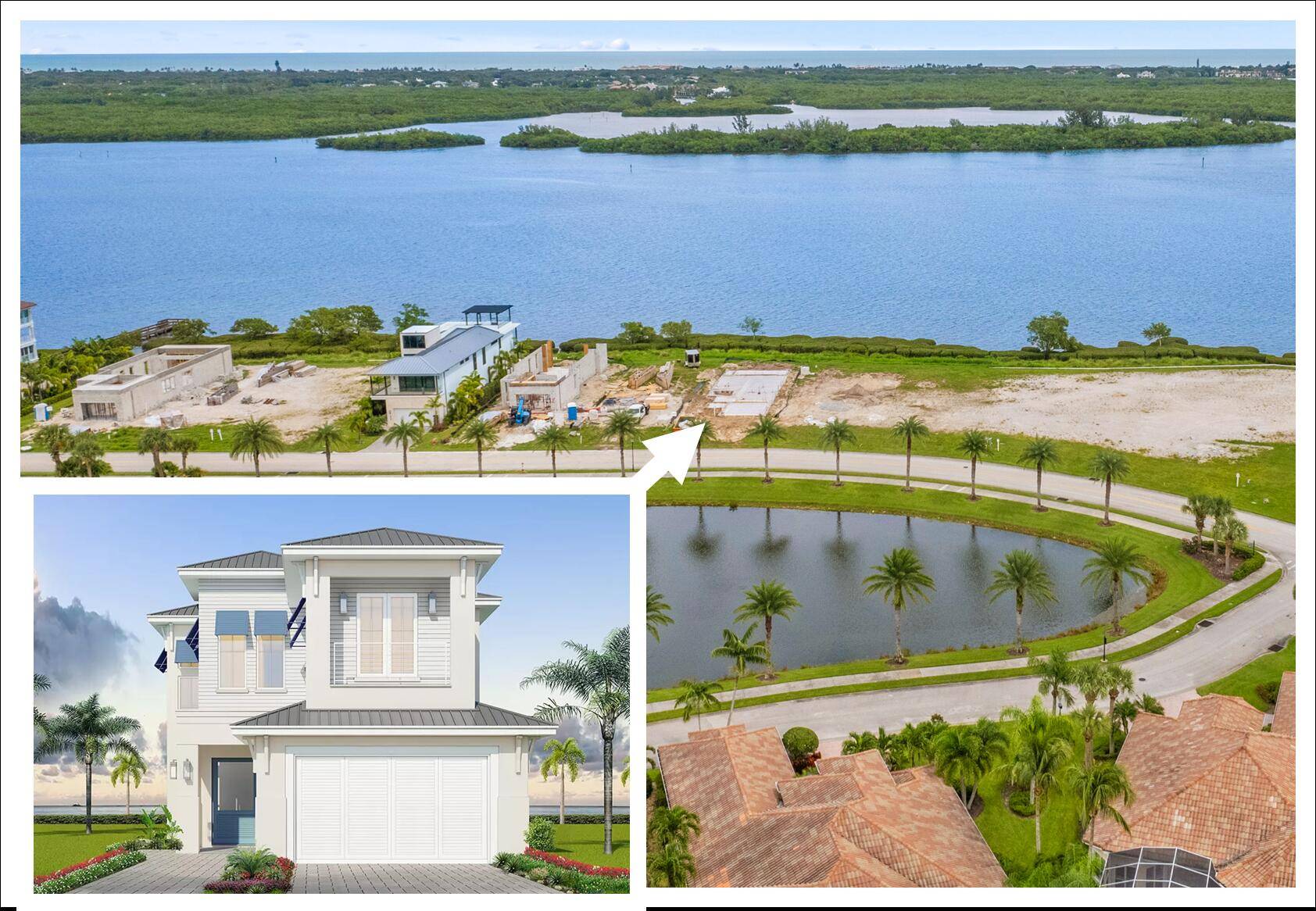 Welcome to the exquisite new construction coastal style home situated in the highly sought after Laguna Village directly on the Intracoastal Indian River.