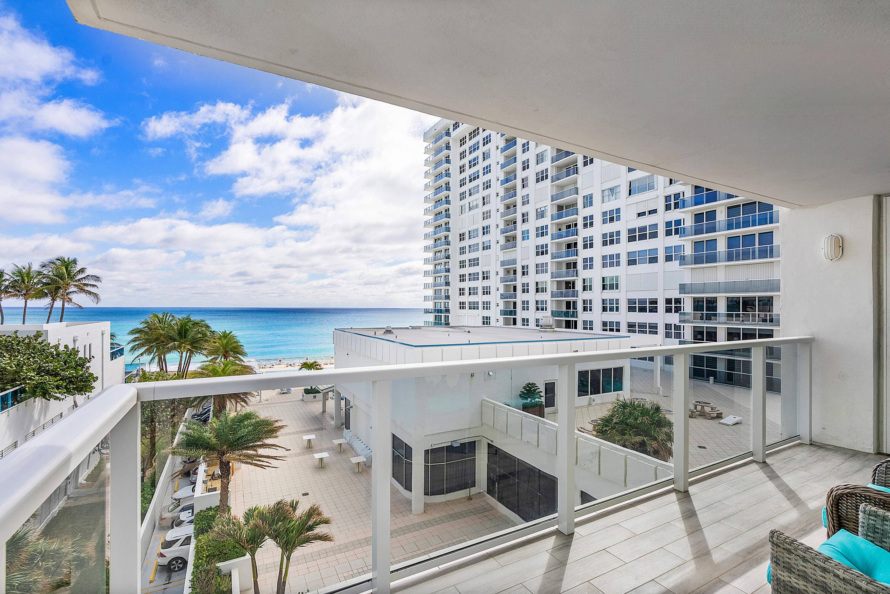 Discover unparalleled coastal living in this magnificent oceanfront furnished 2 bedroom, 2 bathroom condo at The Aquarius.