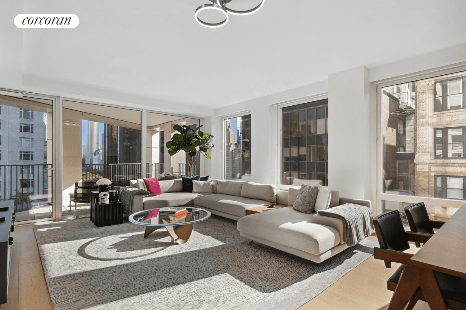 An Irresistible Three Bedroom Oasis in the Heart of Manhattan !