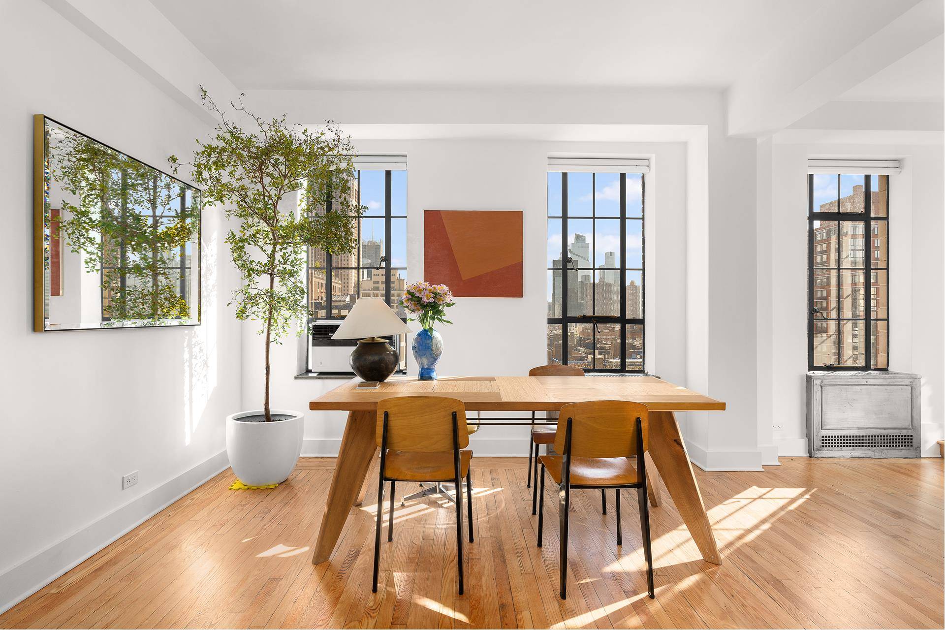 CALLING ALL TERRCE LOVERSBathed in natural light, this stunningly renovated 1, 086 Sq Ft, 1 bedroom residence is situated within a pristine 1931 full service condominium off Columbus Circle.