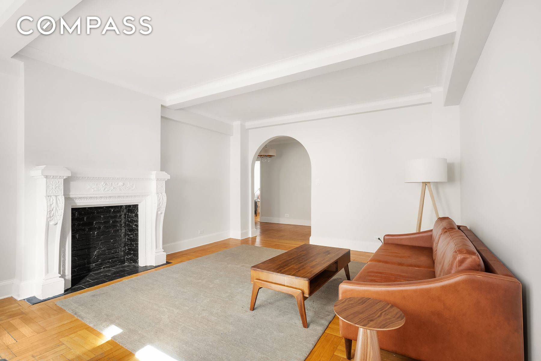 Residence 8C at 327 Central Park West has a Grand Salon feeling.