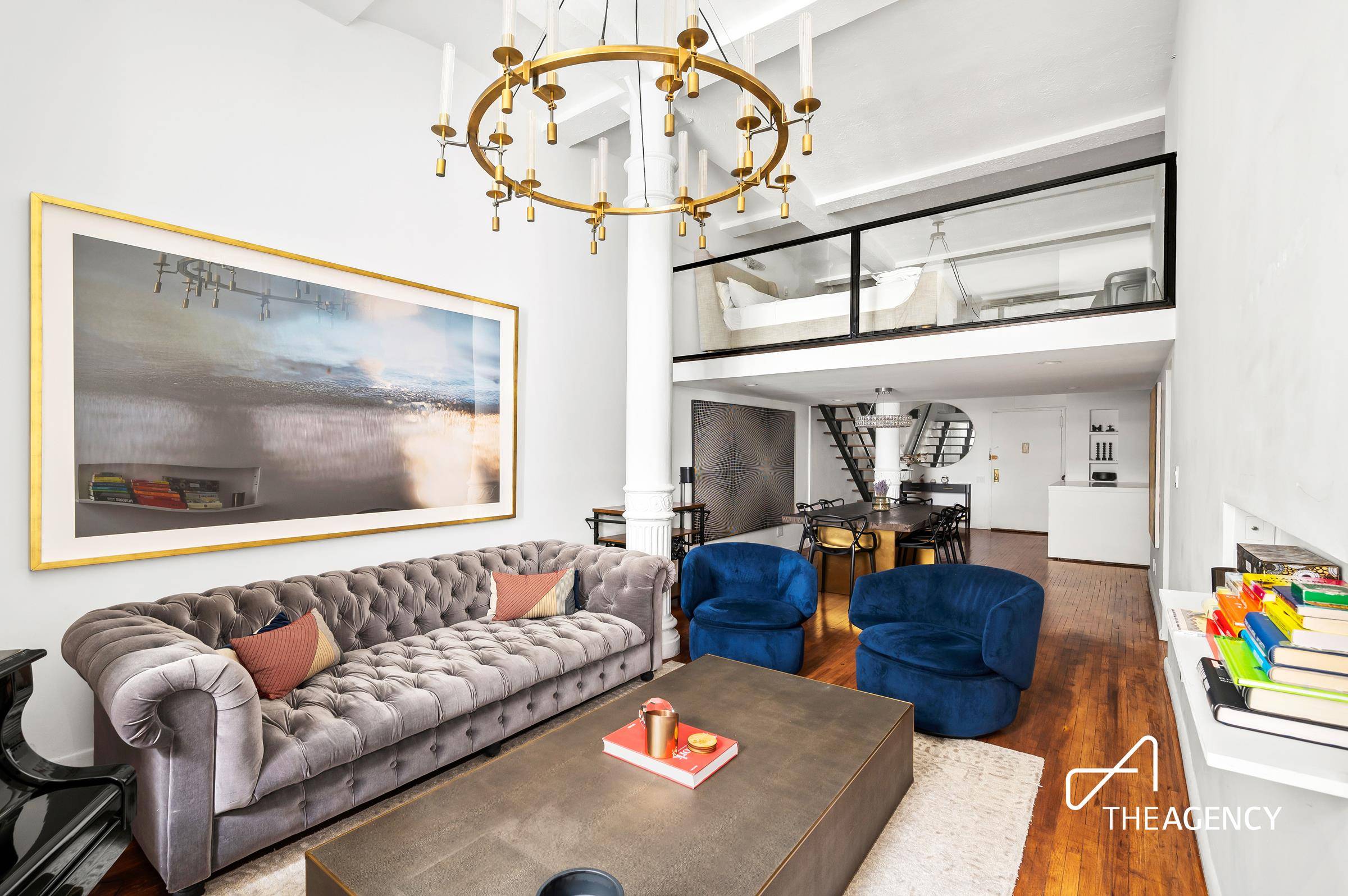 This expansive renovated Greenwich Village loft is now available featuring 13.