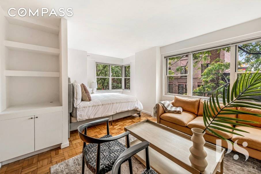 Welcome home to this sun filled alcove studio in the heart of the West village.