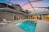 POOL - oriented toward the garage and guest house area