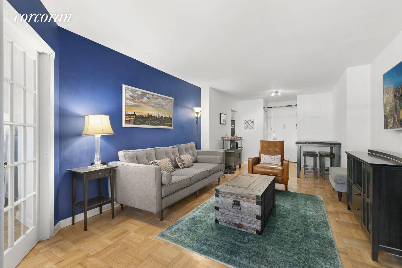 Enjoy large living spaces, with room to work from home, and excellent storage in this one bedroom, one bath home in one of New York City's best neighborhoods.