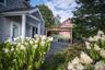 View from house to outdoor patio/pergola
