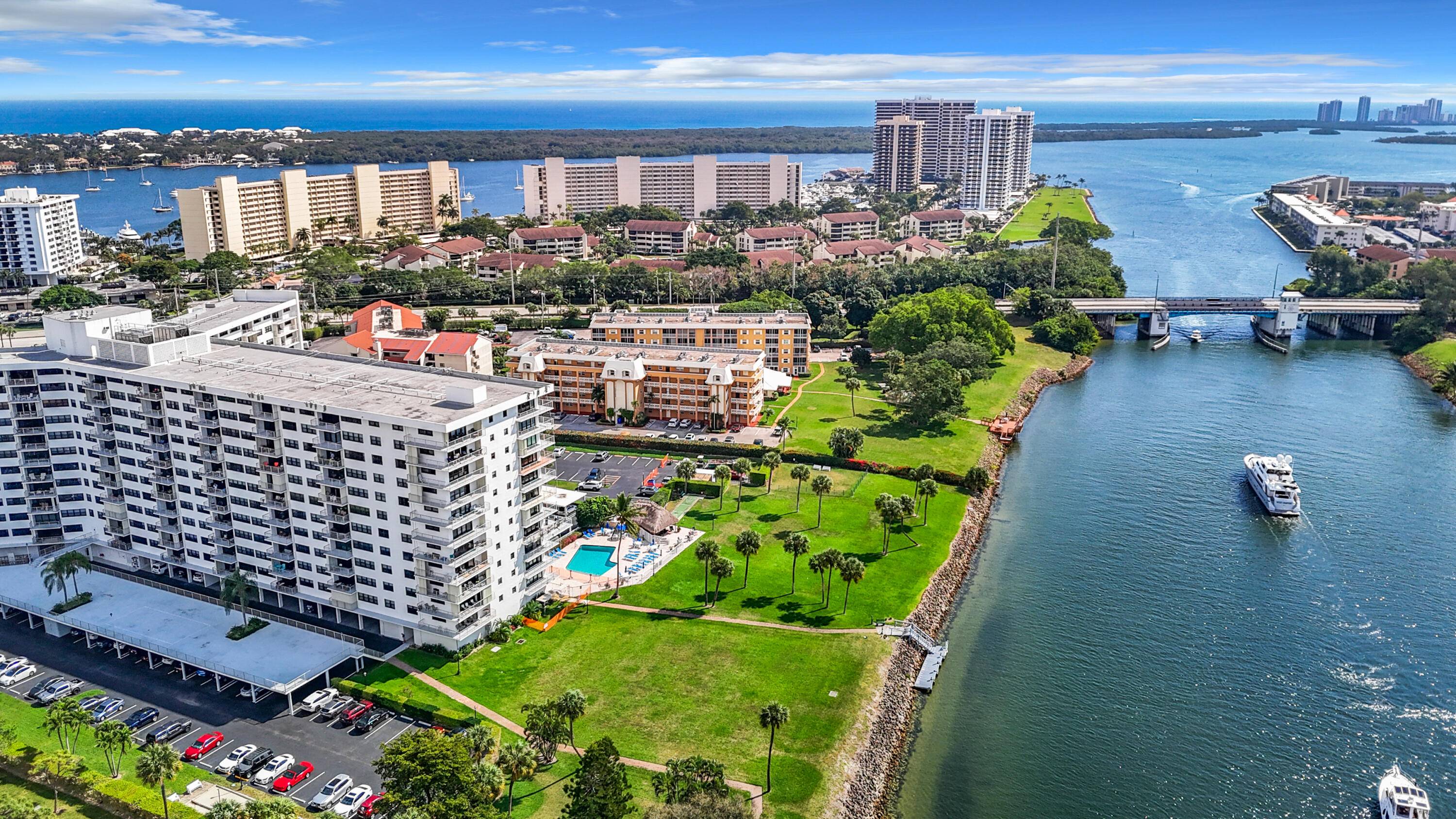 New List Price ! Enjoy intracoastal golf views from this stunning condo at Gemini where monthly condo fees cover EVERYTHING except electric !