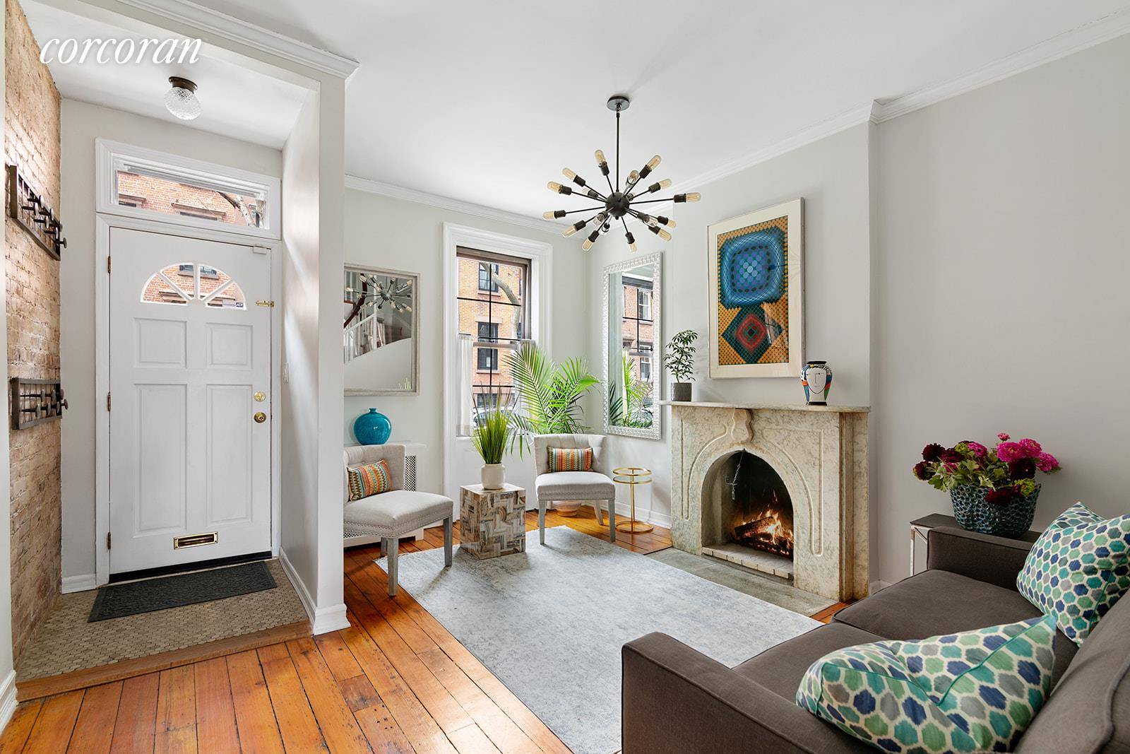 161 Hoyt St, in the Heart of Boerum Hill, is the perfect 4 bedroom triplex over a garden rental and spans approximately 2, 132 SF.