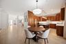 Breakfast area between the kitchen and family room