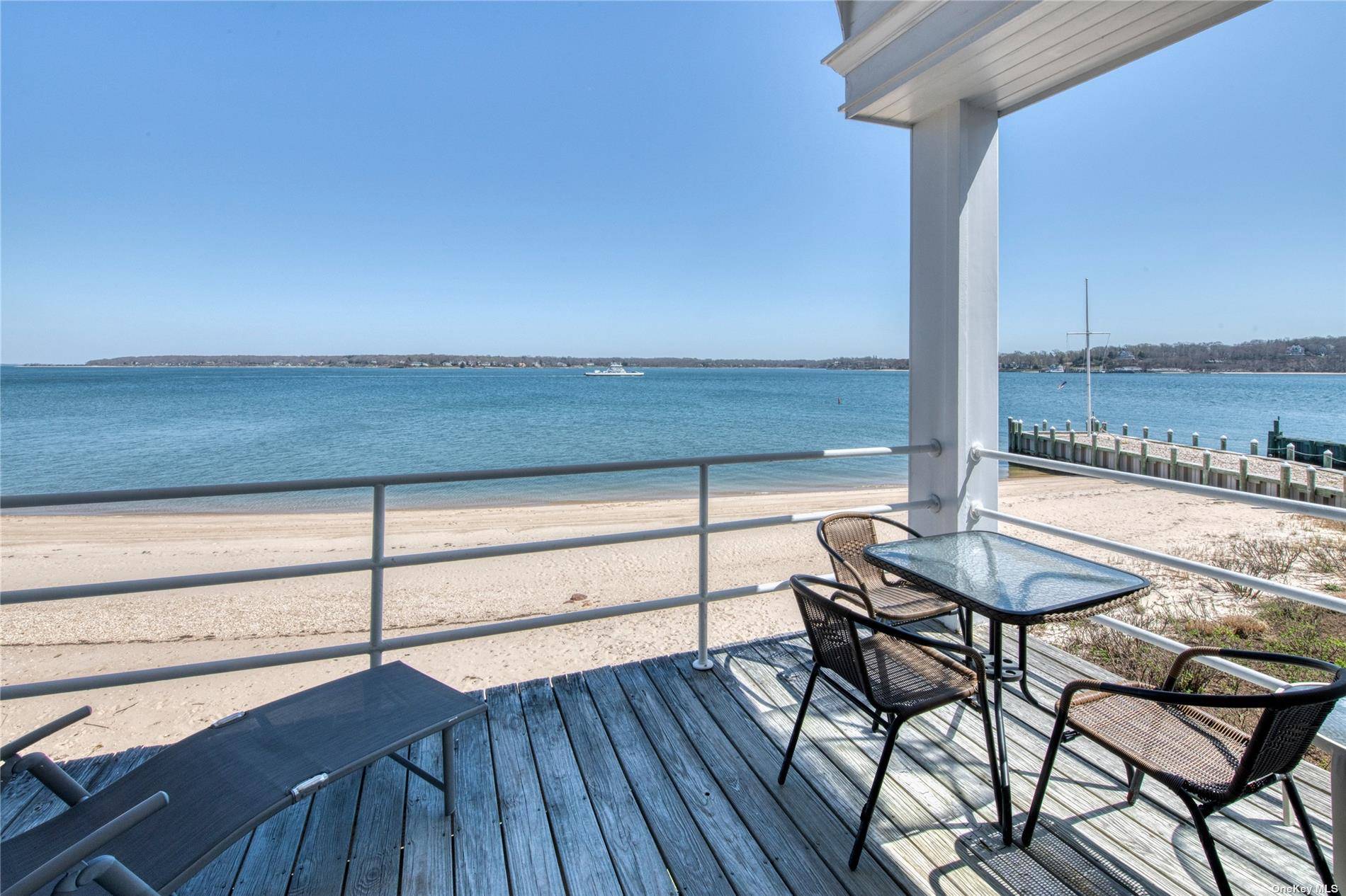 Newly Renovated Unit W Spectacular Views Of Bay, Beach amp ; SI Beyond.
