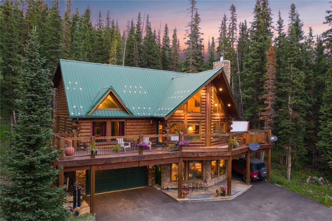 Log home offering privacy, wrap around deck, ability to sleep 12, gourmet kitchen, main master suite, infloor radiant heat and paved driveway only to mention a few highlights.