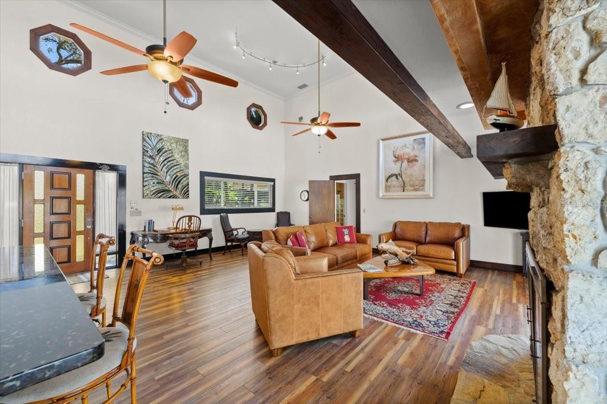 Spacious family room