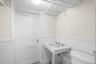 1/2 bath in basement.