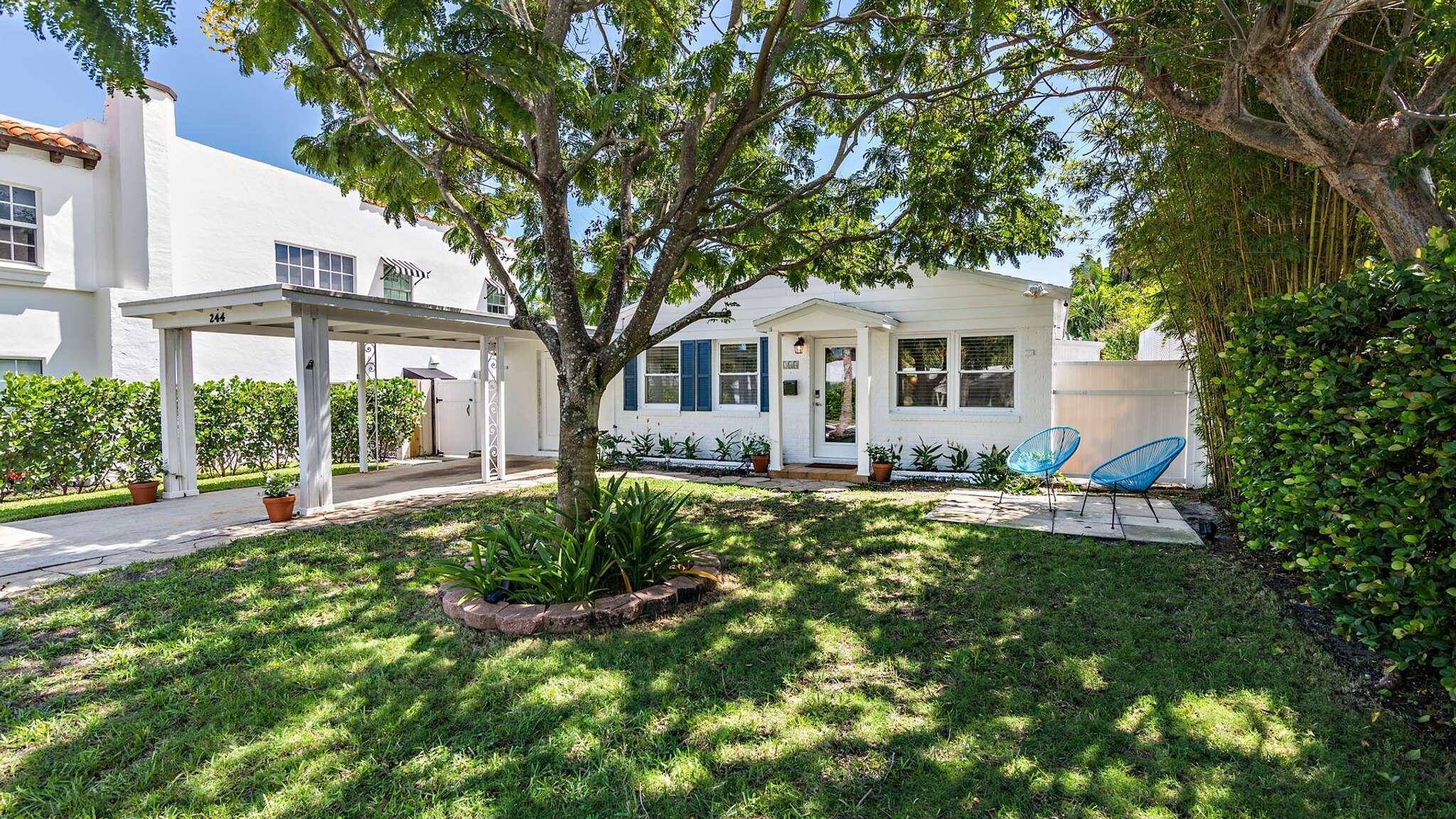 Brand new renovation and newly furnished, 3 bedroom, 2 bathroom home with private heated pool in SoSo neighborhood of West Palm Beach.