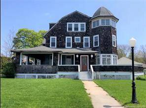 Imagine the summer with your family and friends in a stately historic home Shore House right on the water on the Connecticut Shoreline.