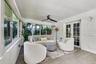 Recently installed windows and screens and high end automatically controlled shades all the way around! The French door glass is treated for privacy,