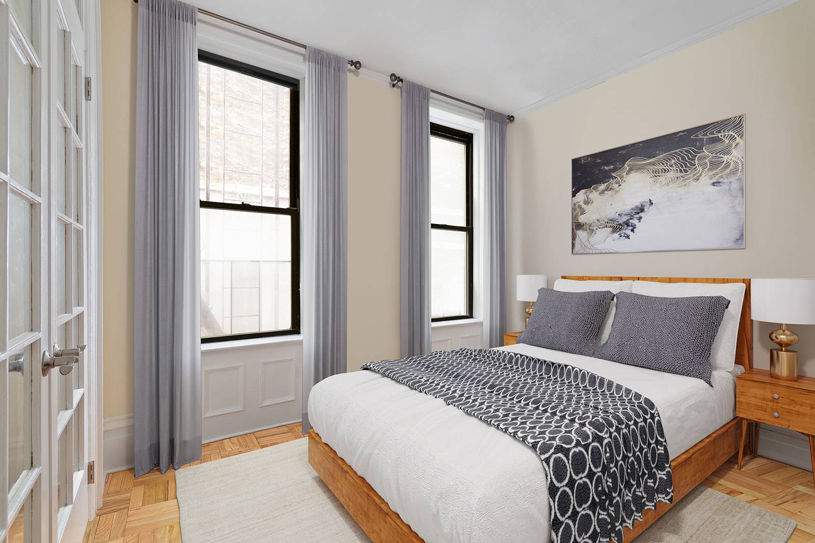 A beautifully renovated, converted two bedroom one block from Riverside Park and the best restaurants in Morningside Heights.