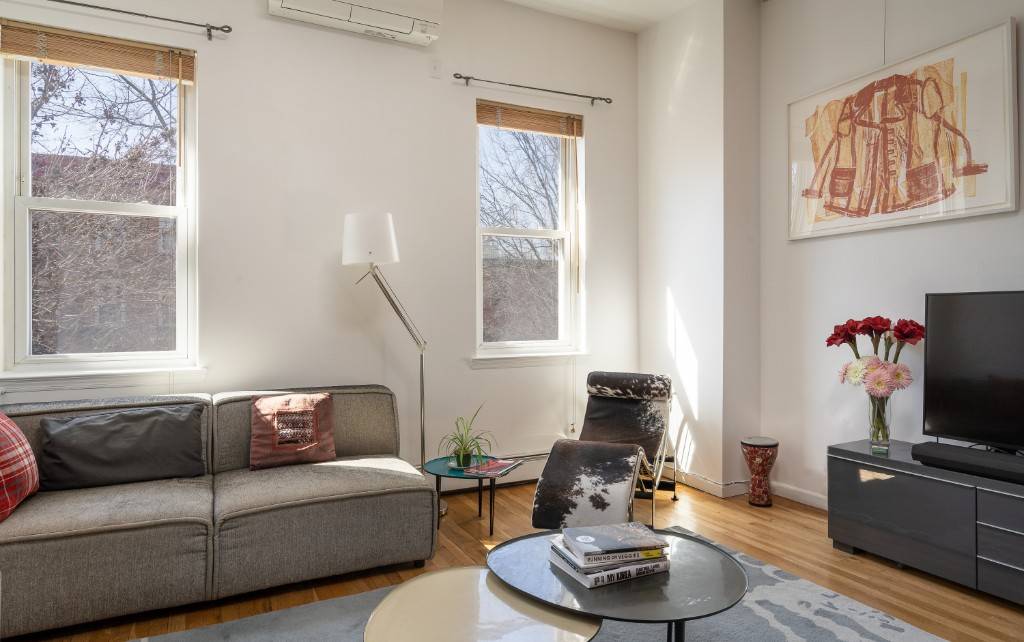 All the perks of Metropolitan Living in a charming neighborhood setting a perfect location, plenty of natural light, private outdoor space and unbelievably low carrying costs common charges plus taxes ...