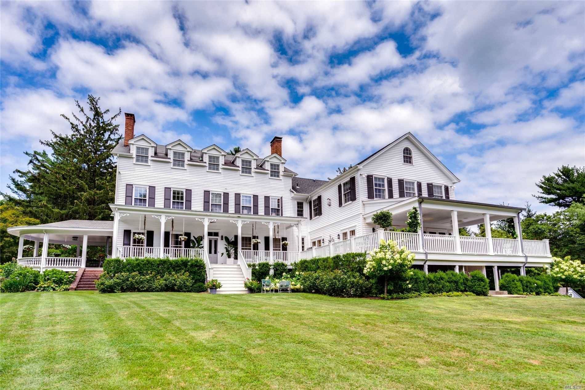 This fabulous renovated 1863 stunning colonial features 8 bedrooms, 6FB, 2HB with front to back center hall and 10 foot ceilings with original crown moldings.