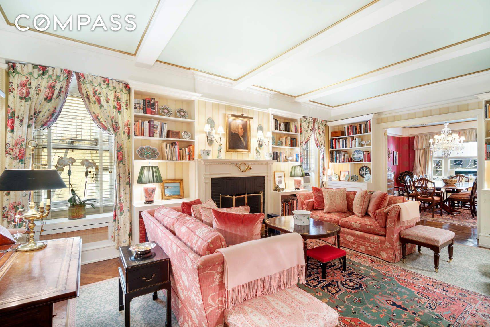 Lovely Classic 7 available at 70 East 77th Street, Apartment 6A represents the epitome of prewar living with gracious proportions throughout.